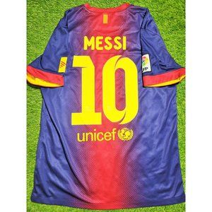 Messi Barcelona 2012 2013 Soccer Jersey Shirt M SKU# 478323-410
